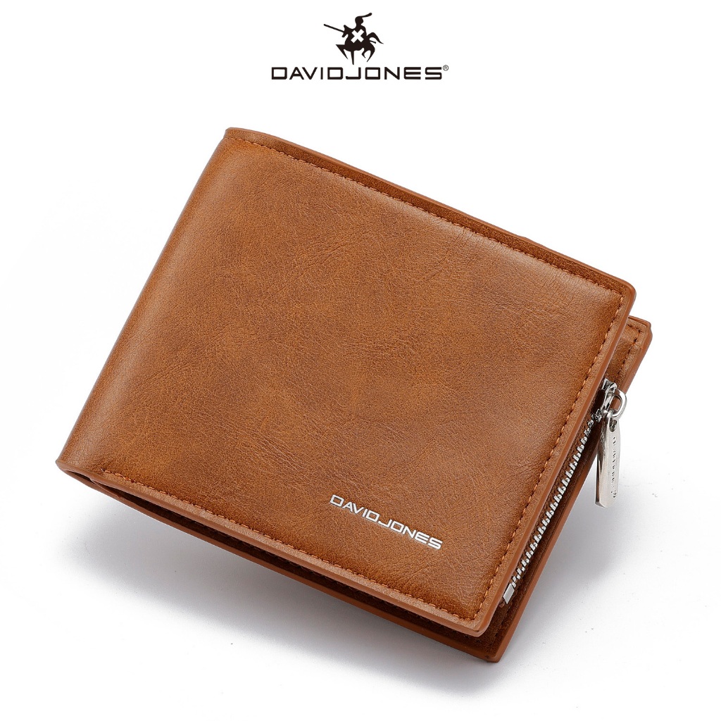 David Jones Paris Men's wallet PU leather small Coin purse