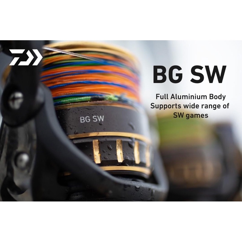 New 2023 Daiwa BG SW FISHING REEL/ Casting / Jigging / Bottom / Kolam